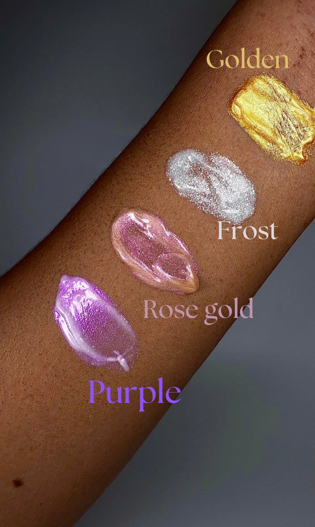 Water based body highlighter color -Frost